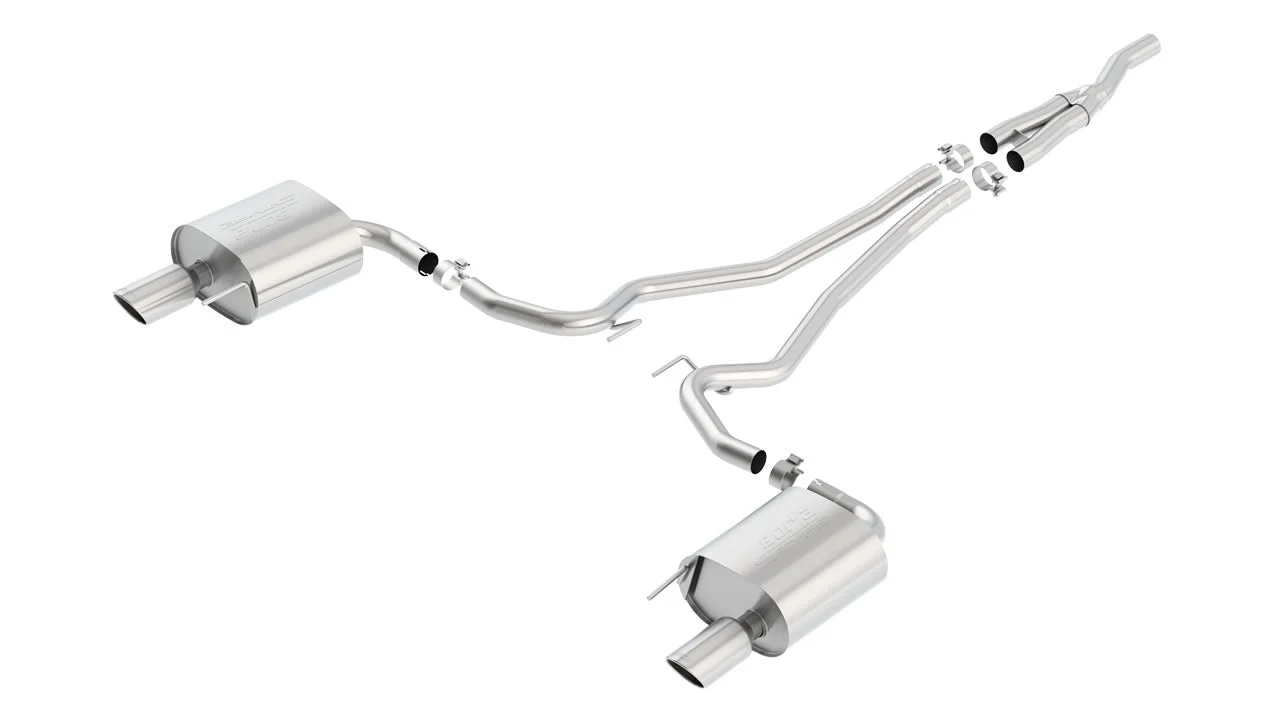 S-Type Cat-Back Exhaust for Mustang EcoBoost 2015-22 | #140584 | Borla