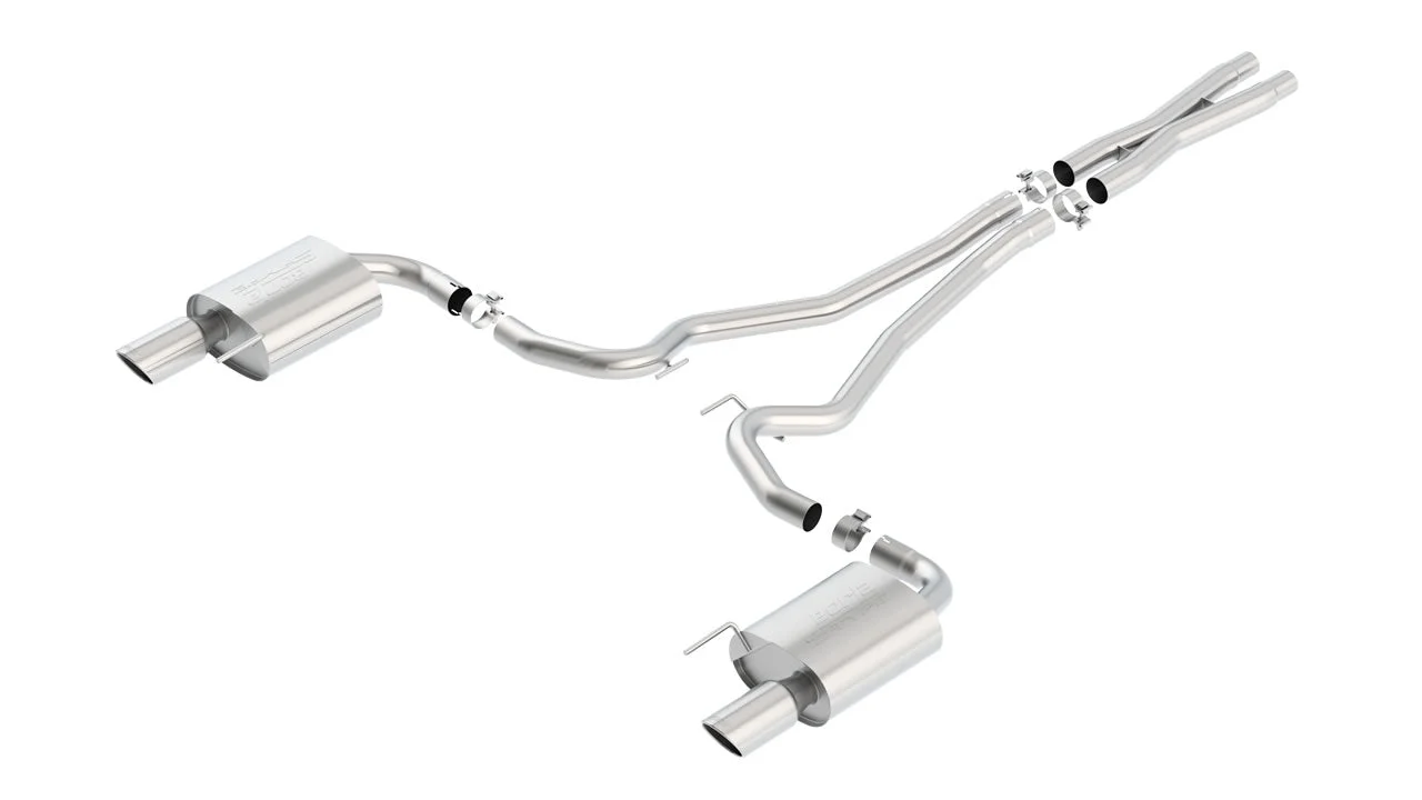 S-Type Cat-Back Exhaust for Mustang 5.0L GT 2015-17 | #140590 | Borla