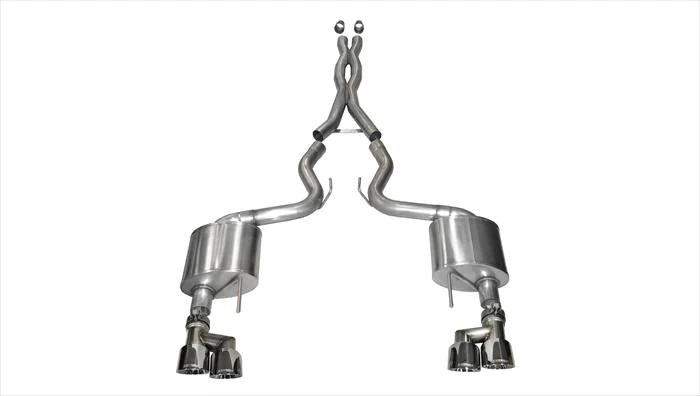 Xtreme Quad Tipped Cat-Back Exhaust for Mustang GT 5.0L 2015-17 | #14335 | Corsa Performance