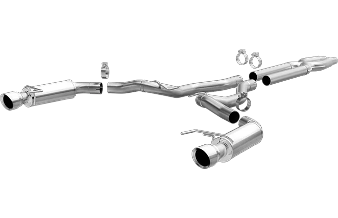 Cat-Back Competition Exhaust (Polished Tips) for Mustang 5.0L 2015-17 | #19101 | MagnaFlow