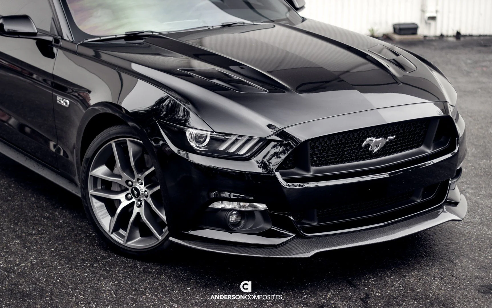 Front Chin Splitter Type-AC (Carbon Fibre) for Mustang 2015-17 | #AC-FL15FDMU-AC | Anderson Composites - Image 8