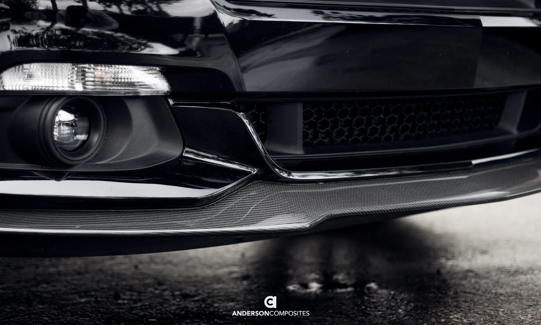 Front Chin Splitter Type-AC (Carbon Fibre) for Mustang 2015-17 | #AC-FL15FDMU-AC | Anderson Composites - Image 9