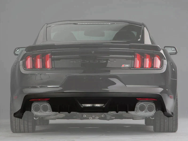 Quad-Exhaust Rear Valance for Mustang 2015-17 (without Reversing Sensors) | #421894 | Roush