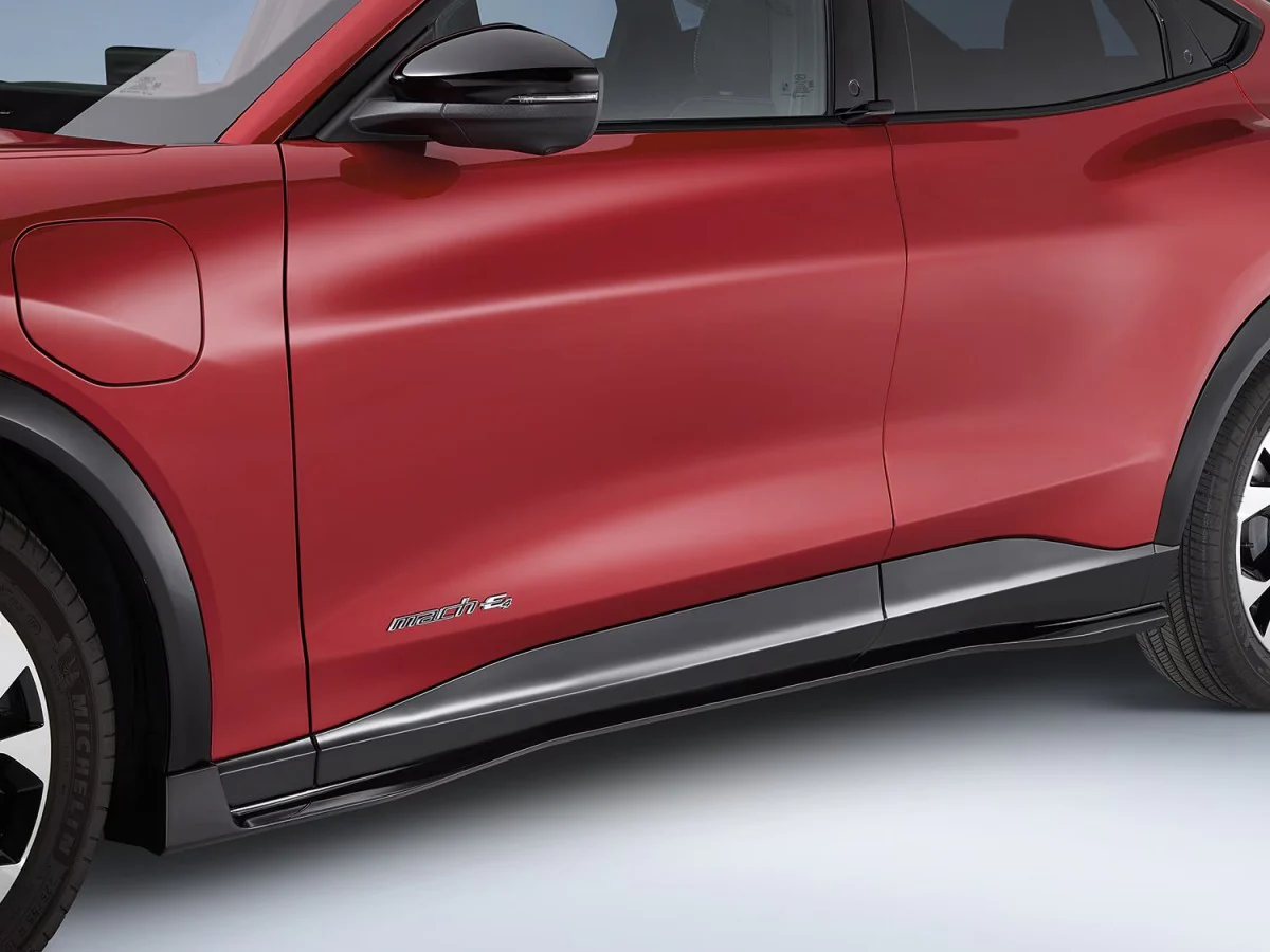 Genuine Gloss Black Rocker Panel Lower Door Mouldings For Mustang Mach-E | #VPK9Z-7020000