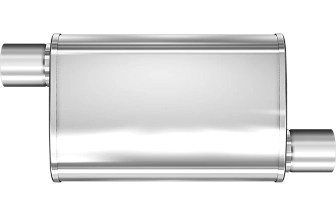 XL Multi-Chamber Muffler 2.5 C/C Oval 4 x 9 | #13266 | MagnaFlow