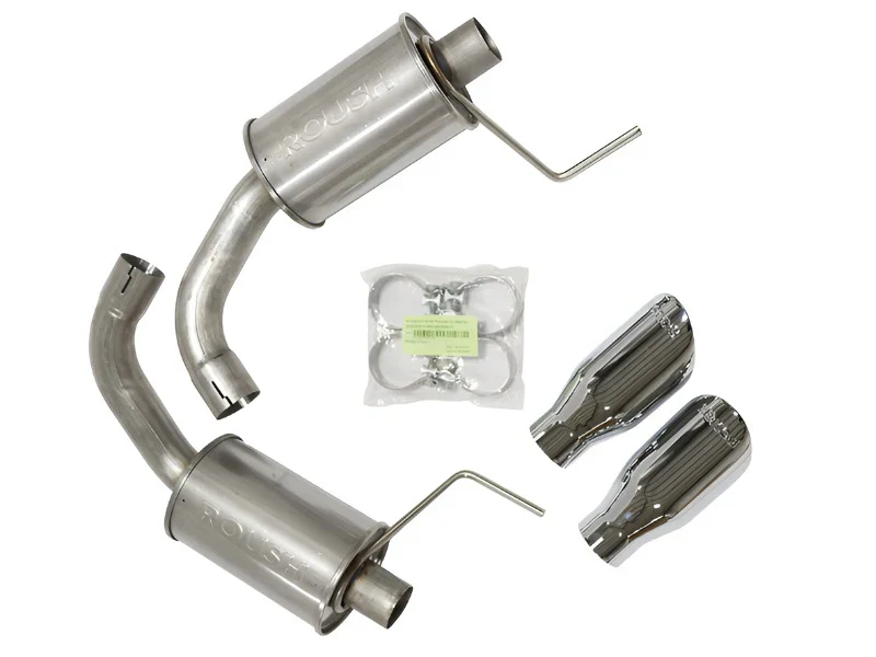 Axle-Back Exhaust (Chrome) for Mustang 5.0L GT 2015-17 | #421834 | Roush - Image 2