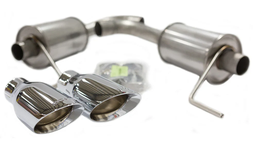 Axle-Back Exhaust (Chrome) for Mustang 5.0L GT 2015-17 | #421834 | Roush - Image 3