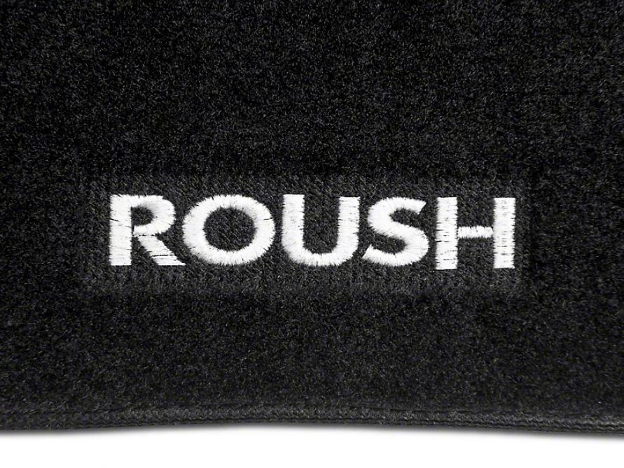 LHD Embroidered Black Floor Mats (set of 4) for Ford Mustang 2015-23 | #421904 | Roush - Image 5
