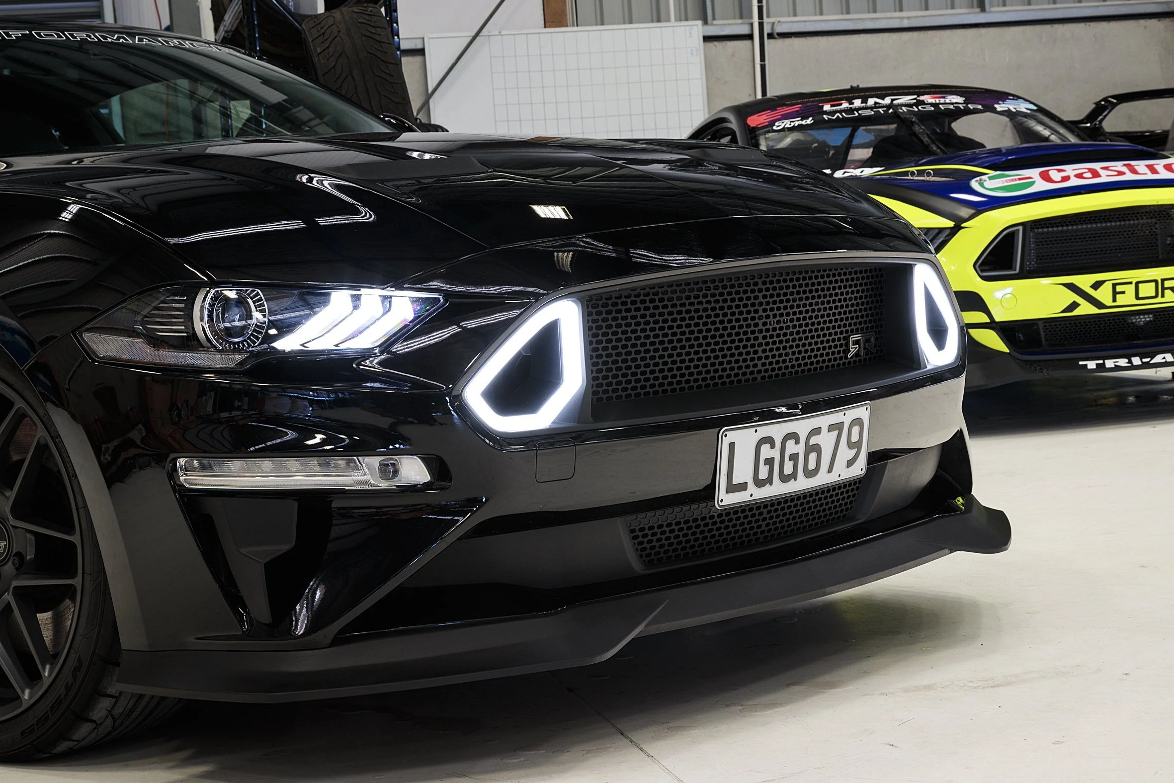 Upper/Lower Grille Kit (with/without LED Accent Lights) for Mustang 2018-23 | #403271-75 | RTR - Image 4