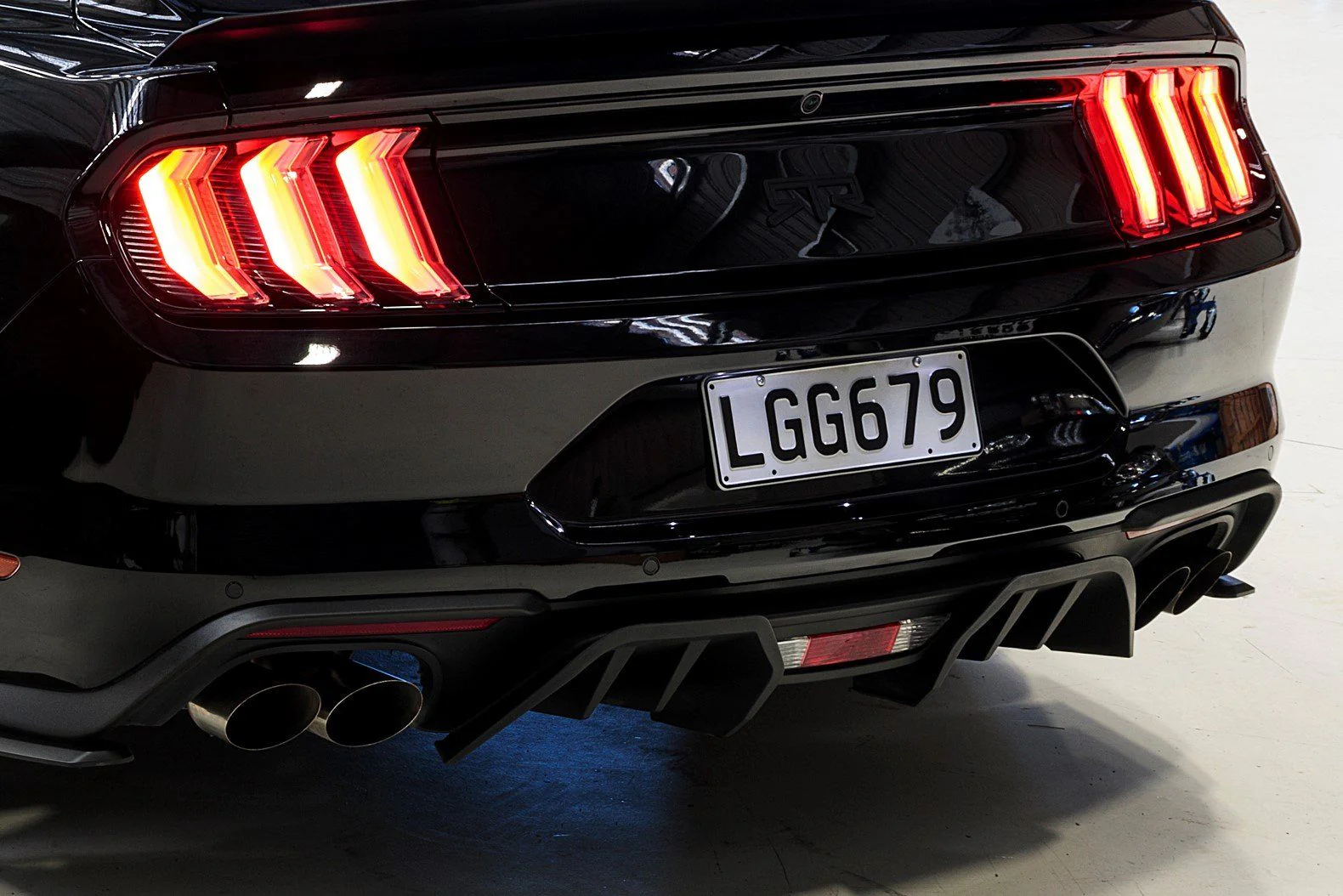 Rear Diffuser (Black) for Mustang 5.0L GT 2018-23 | #403279 | RTR - Image 3