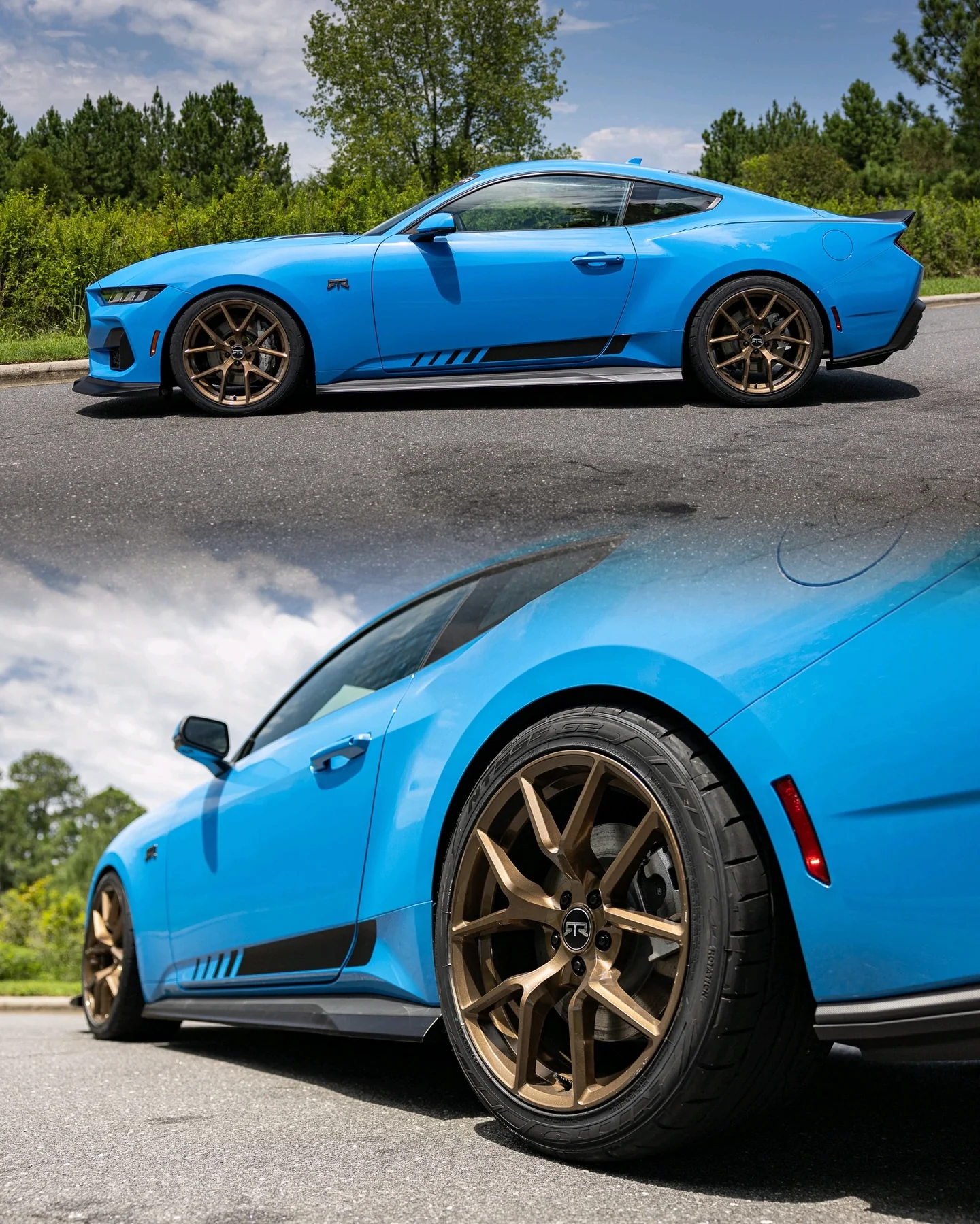 Tech 5 Wheel Kits (Set of 4 in Square/Staggered Combo) for Mustang 2005-23 & 2024+ | RTR - Image 3