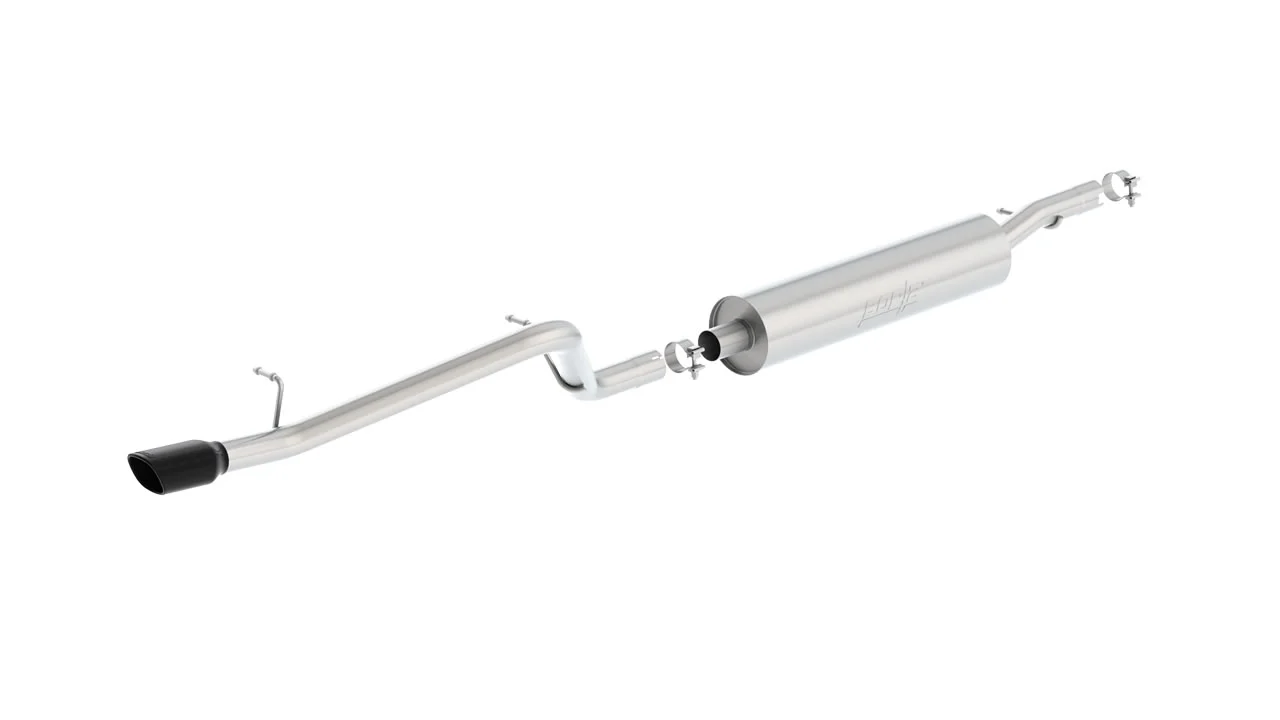 S-Type "Dirt Sport" Cat-Back Exhaust for Jeep Wrangler 3.6L 4-Door 2012-18 | #140479BC | Borla