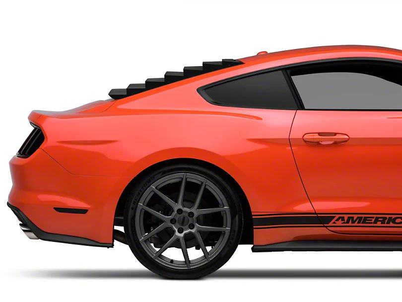 Aluminium Rear Window Louvres for Mustang 2015-23 | #389269 | SpeedForm - Image 4