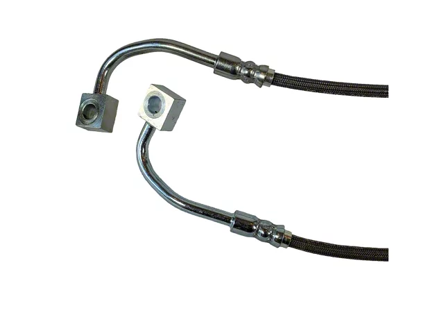 Stainless Steel Brake Line Kit Clear / Black for Mustang GT and EcoBoost (Without Magneride) 2015-23 | #22560 | J&M - Image 5