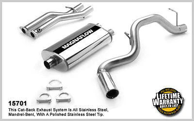 TAHOE / YUKON 5.7 4Dr 1996-1999 Performance Cat-Back Exhaust 15701 | MagnaFlow