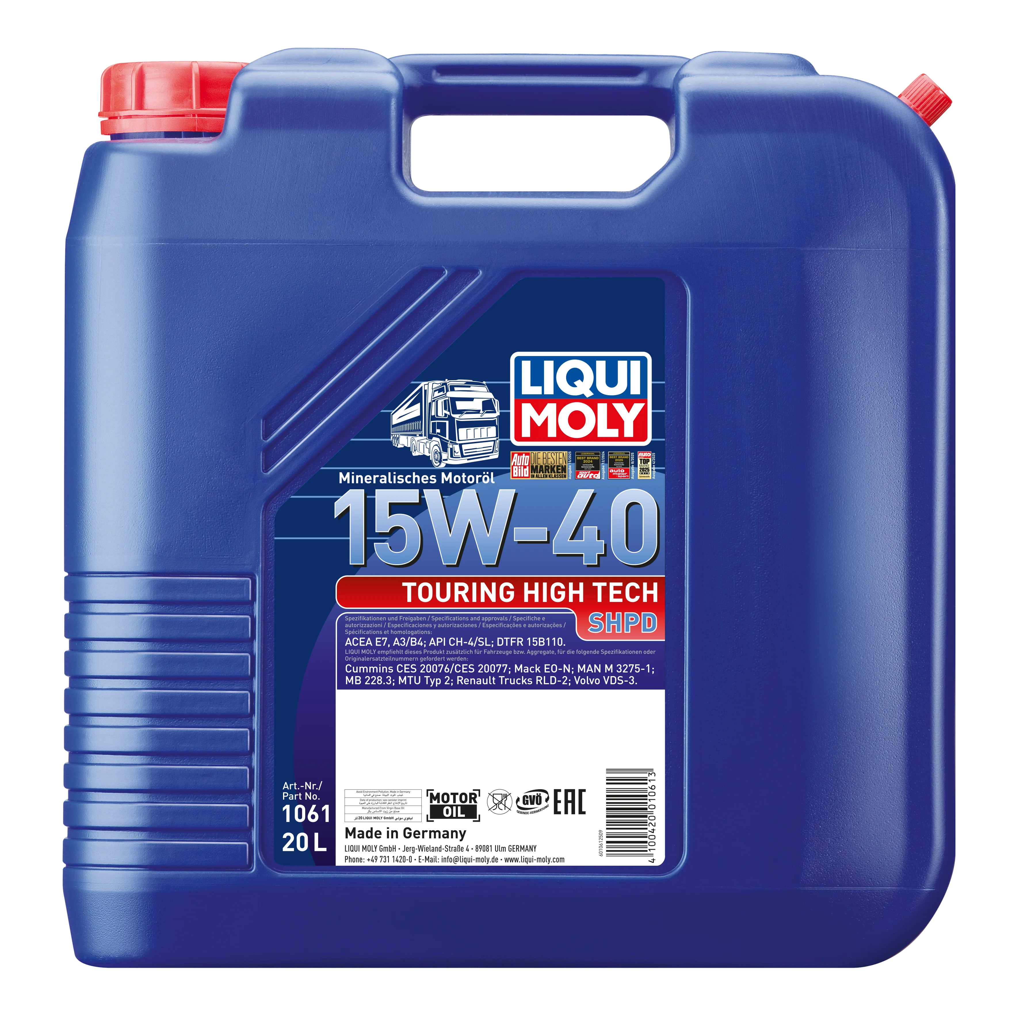 Touring High TECh SHPD-Motor Oil 15W-40 - 1061 | Liqui Moly