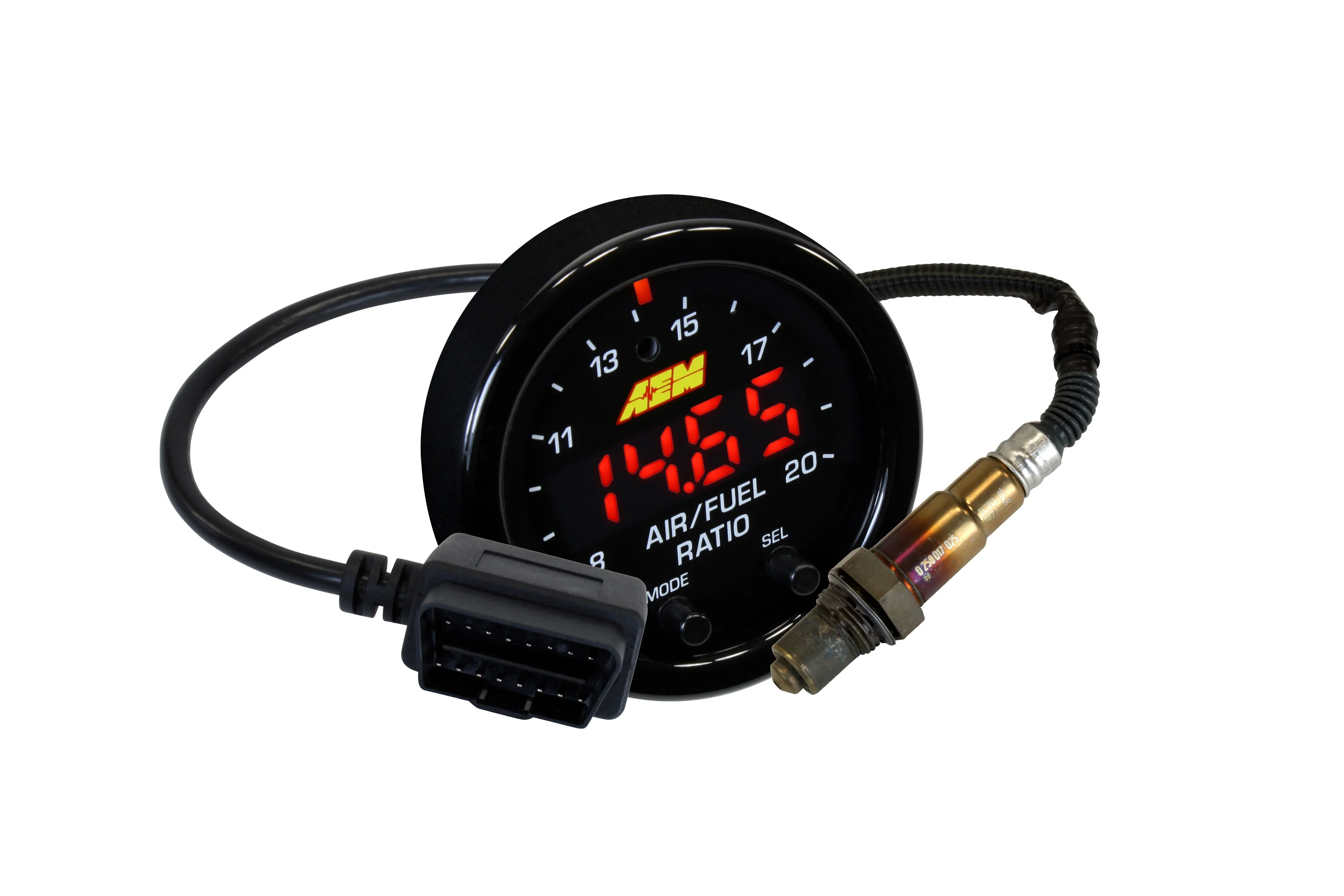 X-Series OBDII Wideband UEGO AFR Sensor Controller Gauge AEM | #30-0334 - Image 6