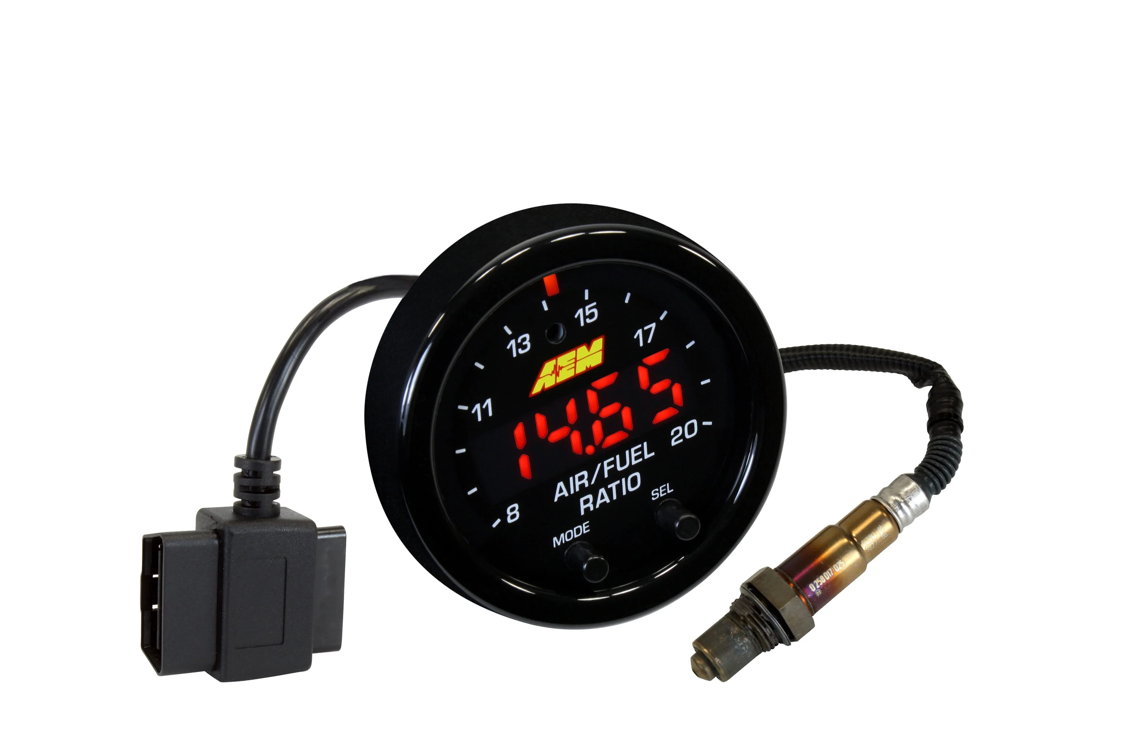 X-Series OBDII Wideband UEGO AFR Sensor Controller Gauge AEM | #30-0334 - Image 7