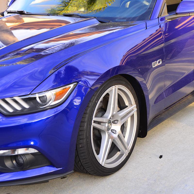 Deluxe Front & Rear Rock Guards (Textured Black) for Mustang 2015-23 | #03154804 | ZL1 Addons